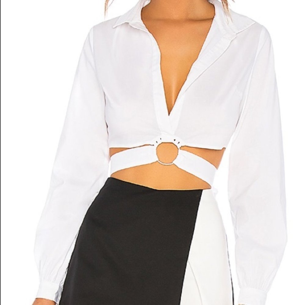 Roxanne O Ring Tie Top by the way